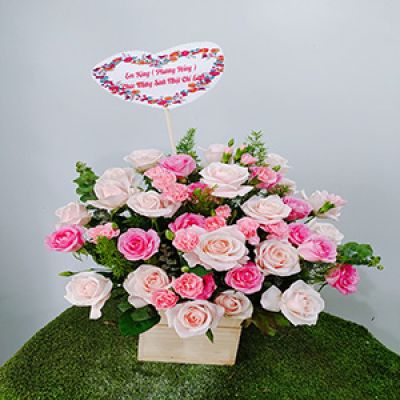 Dịch vụ hoa tươi xã Vĩnh Đại Tân Hưng Long An